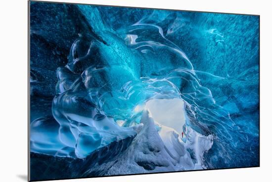 The Ice Cave-Trevor Cole-Mounted Photographic Print