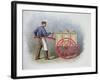 The Ice Cream Seller, 1895-Gustav Zafaurek-Framed Giclee Print