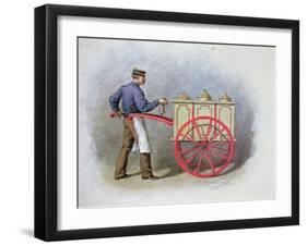 The Ice Cream Seller, 1895-Gustav Zafaurek-Framed Giclee Print