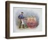 The Ice Cream Seller, 1895-Gustav Zafaurek-Framed Giclee Print