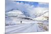The Icefields Parkway Road Highway Covered in Ice at the Icefields Centre-Neale Clark-Mounted Photographic Print