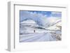 The Icefields Parkway Road Highway Covered in Ice at the Icefields Centre-Neale Clark-Framed Photographic Print