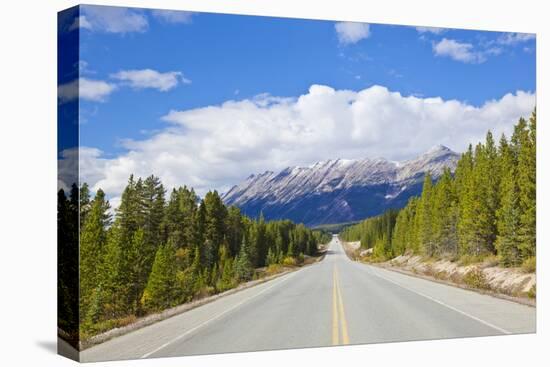 The Icefields Parkway Road Highway Through Jasper National Park-Neale Clark-Stretched Canvas