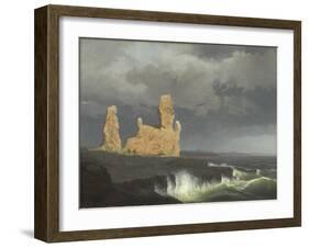 The Icelandic Coast, 1889-Johann Christian Ezdorf-Framed Giclee Print