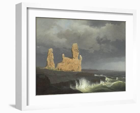 The Icelandic Coast, 1889-Johann Christian Ezdorf-Framed Giclee Print