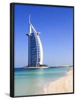 The Iconic Burj Al Arab Hotel, Jumeirah, Dubai, United Arab Emirates, Middle East-Amanda Hall-Framed Photographic Print