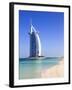 The Iconic Burj Al Arab Hotel, Jumeirah, Dubai, United Arab Emirates, Middle East-Amanda Hall-Framed Photographic Print