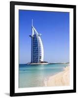 The Iconic Burj Al Arab Hotel, Jumeirah, Dubai, United Arab Emirates, Middle East-Amanda Hall-Framed Photographic Print