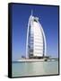 The Iconic Burj Al Arab Hotel, Jumeirah, Dubai, United Arab Emirates, Middle East-Amanda Hall-Framed Stretched Canvas