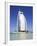 The Iconic Burj Al Arab Hotel, Jumeirah, Dubai, United Arab Emirates, Middle East-Amanda Hall-Framed Photographic Print