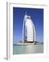 The Iconic Burj Al Arab Hotel, Jumeirah, Dubai, United Arab Emirates, Middle East-Amanda Hall-Framed Photographic Print