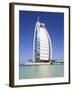 The Iconic Burj Al Arab Hotel, Jumeirah, Dubai, United Arab Emirates, Middle East-Amanda Hall-Framed Photographic Print