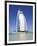 The Iconic Burj Al Arab Hotel, Jumeirah, Dubai, United Arab Emirates, Middle East-Amanda Hall-Framed Photographic Print