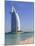 The Iconic Burj Al Arab Hotel, Jumeirah, Dubai, United Arab Emirates, Middle East-Amanda Hall-Mounted Photographic Print