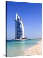 The Iconic Burj Al Arab Hotel, Jumeirah, Dubai, United Arab Emirates, Middle East-Amanda Hall-Stretched Canvas