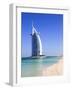 The Iconic Burj Al Arab Hotel, Jumeirah, Dubai, United Arab Emirates, Middle East-Amanda Hall-Framed Photographic Print