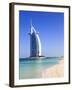 The Iconic Burj Al Arab Hotel, Jumeirah, Dubai, United Arab Emirates, Middle East-Amanda Hall-Framed Photographic Print