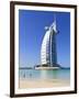 The Iconic Burj Al Arab Hotel, Jumeirah, Dubai, United Arab Emirates, Middle East-Amanda Hall-Framed Photographic Print