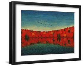 The Idea of Fall-John Newcomb-Framed Giclee Print