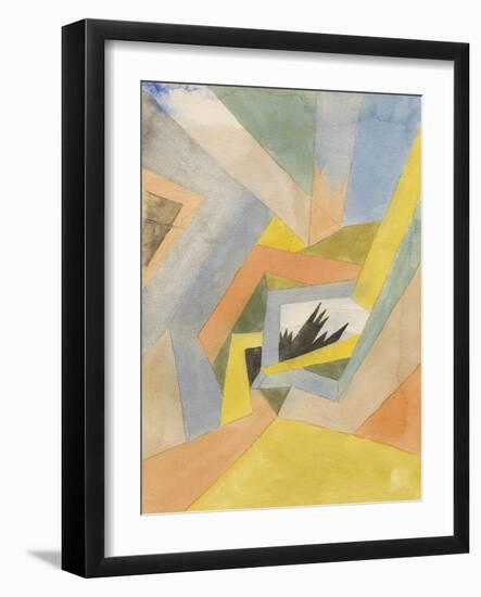 The Idea of Firs-Paul Klee-Framed Giclee Print