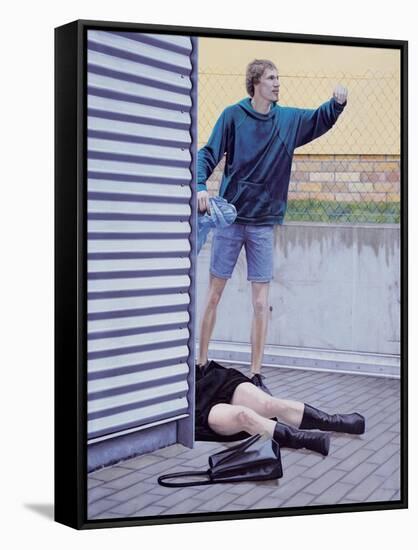 The Ideal Crash, 2001-02-Aris Kalaizis-Framed Stretched Canvas