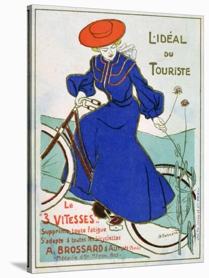 The Ideal Tourist Bike, Brossard, 3 Speeds, 1903-null-Stretched Canvas