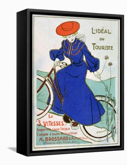 The Ideal Tourist Bike, Brossard, 3 Speeds, 1903-null-Framed Stretched Canvas
