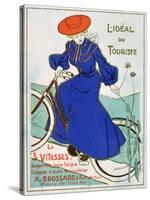 The Ideal Tourist Bike, Brossard, 3 Speeds, 1903-null-Stretched Canvas