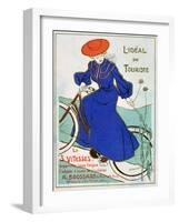 The Ideal Tourist Bike, Brossard, 3 Speeds, 1903-null-Framed Giclee Print