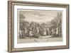 The Idle 'Prentice Executed at Tyburn, from the Series "Industry and Idleness", October 1747-William Hogarth-Framed Giclee Print