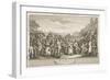 The Idle 'Prentice Executed at Tyburn, from the Series "Industry and Idleness", October 1747-William Hogarth-Framed Giclee Print