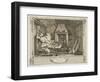 The Idle 'Prentice Return'D from Sea and in a Garret with a Common Prostitute-William Hogarth-Framed Giclee Print