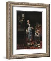 'The Idle Servant', 1655-Nicolaes Maes-Framed Giclee Print