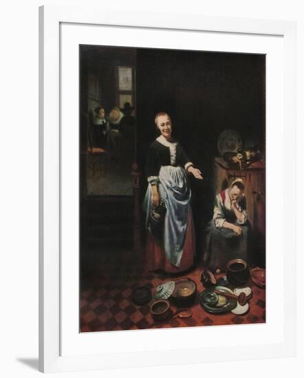 'The Idle Servant', 1655-Nicolaes Maes-Framed Giclee Print