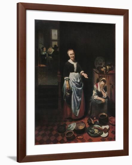 'The Idle Servant', 1655-Nicolaes Maes-Framed Giclee Print