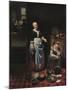 'The Idle Servant', 1655-Nicolaes Maes-Mounted Giclee Print