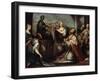 The Idolatry of King Solomon, C1739-Jacopo Amigoni-Framed Giclee Print