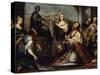 The Idolatry of King Solomon, C1739-Jacopo Amigoni-Stretched Canvas