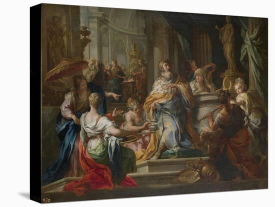 The Idolatry of King Solomon-Sebastiano Conca-Stretched Canvas