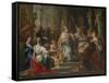 The Idolatry of King Solomon-Sebastiano Conca-Framed Stretched Canvas