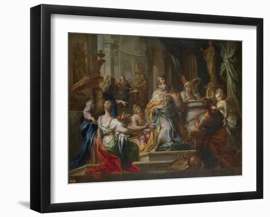 The Idolatry of King Solomon-Sebastiano Conca-Framed Giclee Print