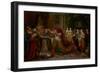 The Idolatry of Solomon, 1622 (Oil on Panel)-Frans II the Younger Francken-Framed Giclee Print