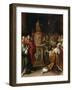 The Idolatry of Solomon, C.1622 (Oil on Panel)-Frans II the Younger Francken-Framed Giclee Print