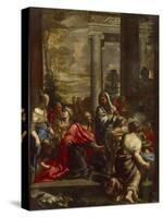 The Idolatry of Solomon, C. 1675 - 1695-null-Stretched Canvas