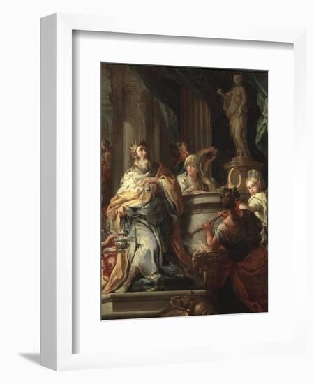 The Idolatry of Solomon (Detail)-Sebastiano Conca-Framed Giclee Print