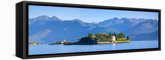 The Idyllic Isola Dei Pescatori and Isola Bella, Borromean Islands, Lake Maggiore, Piedmont, Italy-Doug Pearson-Framed Stretched Canvas