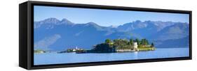 The Idyllic Isola Dei Pescatori and Isola Bella, Borromean Islands, Lake Maggiore, Piedmont, Italy-Doug Pearson-Framed Stretched Canvas