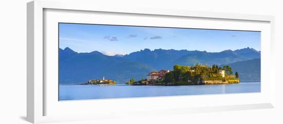 The Idyllic Isola Dei Pescatori and Isola Bella, Borromean Islands, Lake Maggiore, Piedmont, Italy-Doug Pearson-Framed Photographic Print