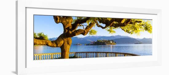 The Idyllic Isola Dei Pescatori and Isola Bella, Borromean Islands, Lake Maggiore, Piedmont, Italy-Doug Pearson-Framed Photographic Print