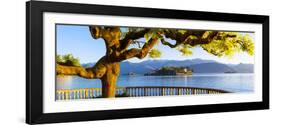 The Idyllic Isola Dei Pescatori and Isola Bella, Borromean Islands, Lake Maggiore, Piedmont, Italy-Doug Pearson-Framed Photographic Print